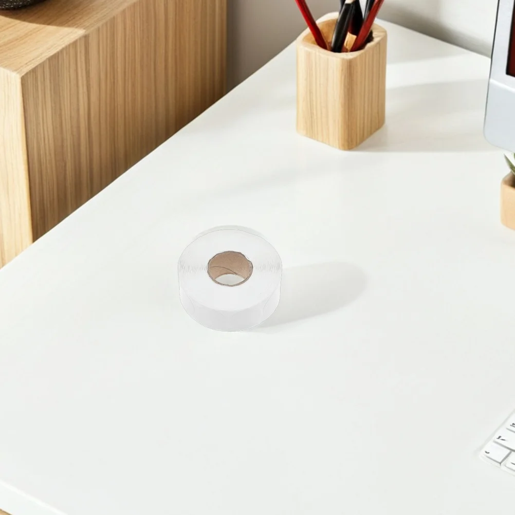 Round White Adhesive Stickers 3mm Small Smooth Writing Surface for Office Classroom Home Labeling and Categorizing