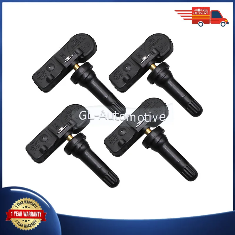 

Set of (4) 13528563 TPMS Tire pressure sensor For Chevrolet Silverado GMC Sierra 1500 433MHZ