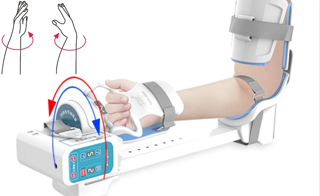 Elbow wrist joint rehabilitation trainer for arm fractures, forearm rotation, forearm upper limb, arm and hand function exercise