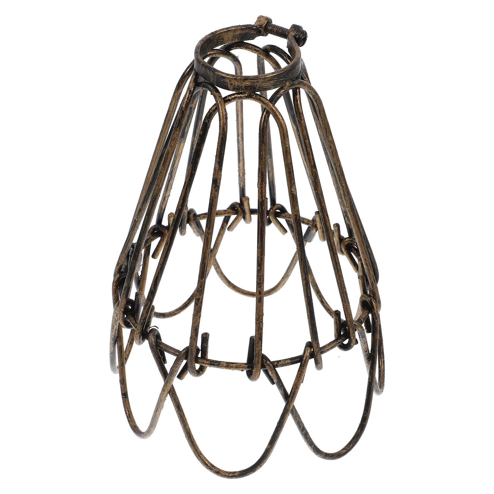 

Retro Lampshade Iron Wire Hollow Out Light Shade for Pendant Table Wall Lamps Vintage Metal Lampshades Cover Easy Installation