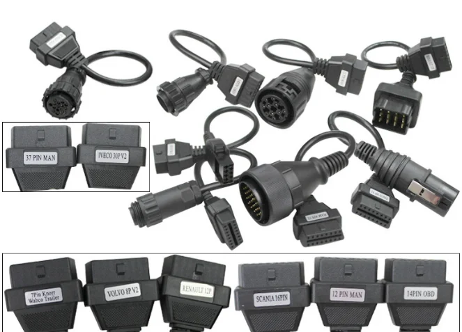 obd2トラック診断ケーブル-tcs-cdpトラックケーブル-フルセット-8-in-1-obdアダプター-延長ケーブル
