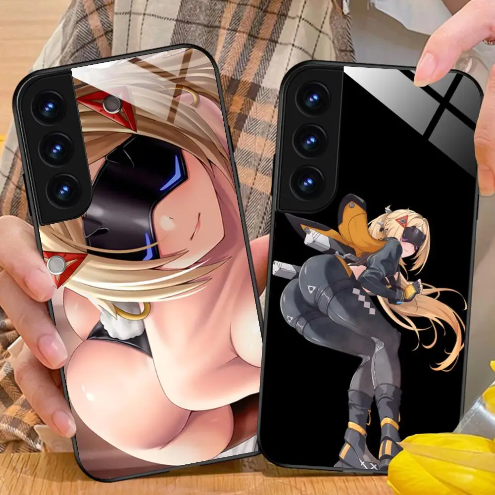 Zenless Zone Zero Trigger Phone Case for Samsung Galaxy A56 55 54 53 52 51 36 35 34 23 16 15 5G Glass Colorful Cover Pretty