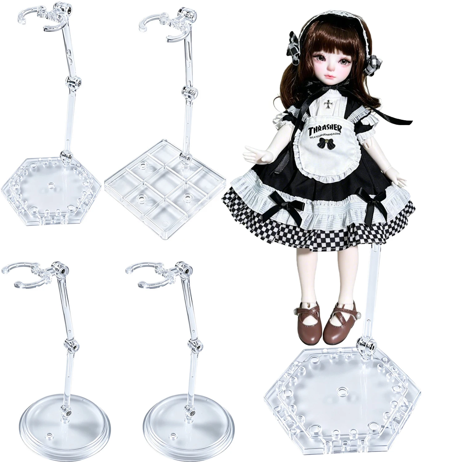 Action Figure Stand - 1/6 1/8 1/12 인형 디스플레이 스탠드