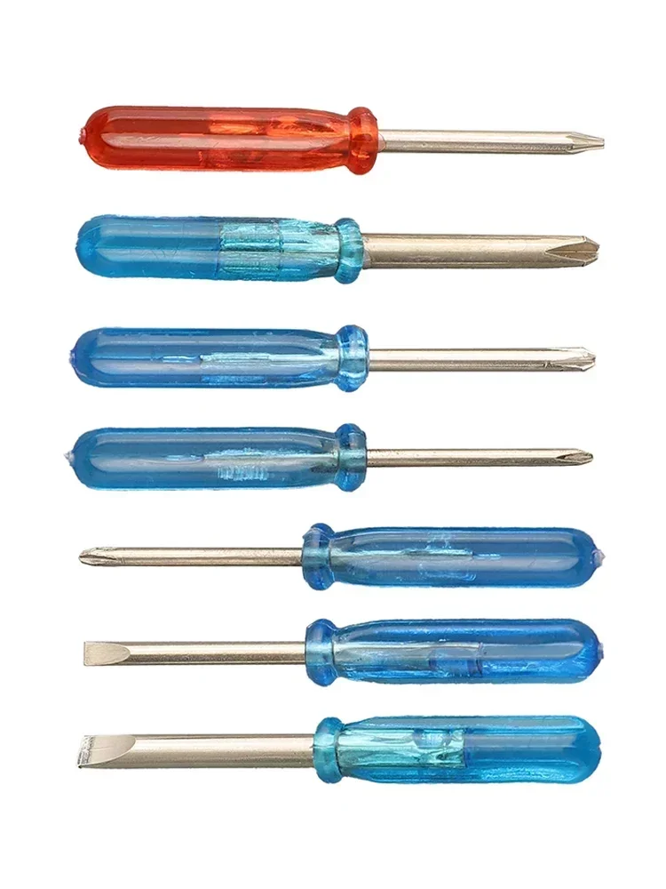 

7Pcs/Set Mini Screwdriver 45mm Steel Star Slotted Cross Screwdriver Repair For Disassemble Toys Small Items Hand Tools