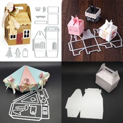 1 Pcs Gift Box Die Metal Cutting Dies Frame Craft Cutting Die Embossing Stencil for Handmade Paper Card Making Scrapbooking