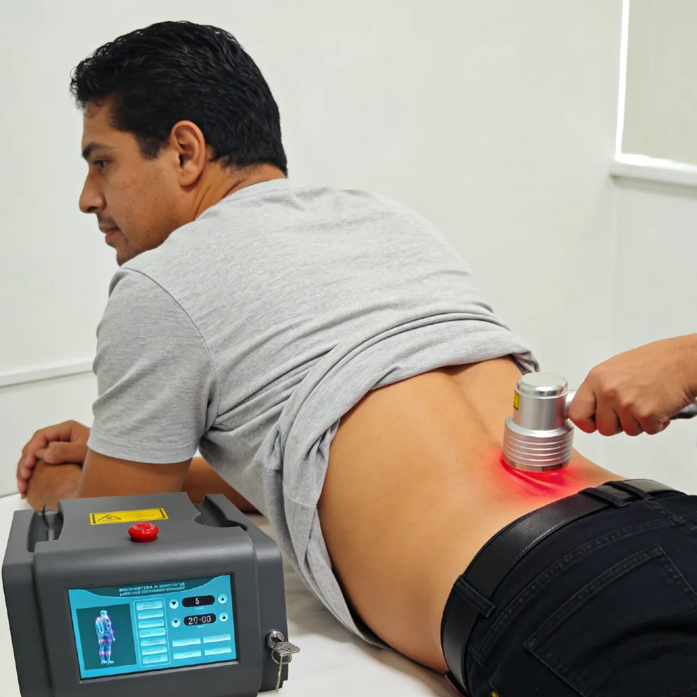 

Medical Grade Red Light Therapy Device 1055mW, Cold Laser Physiotherapy for Deep Joint Knee & Body Pain Relief