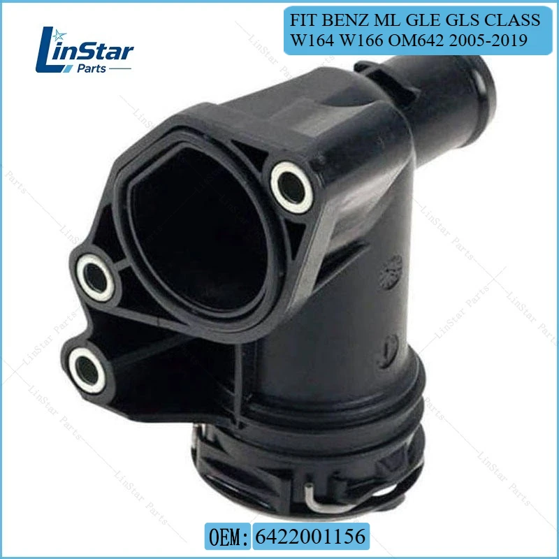 Coolant Outlet Flange 6422001156 A6422001156 For Mercedes Benz ML GLE GLS Class W164 W166 OM642 3.0L V6 Diesel Engine 2005-2019