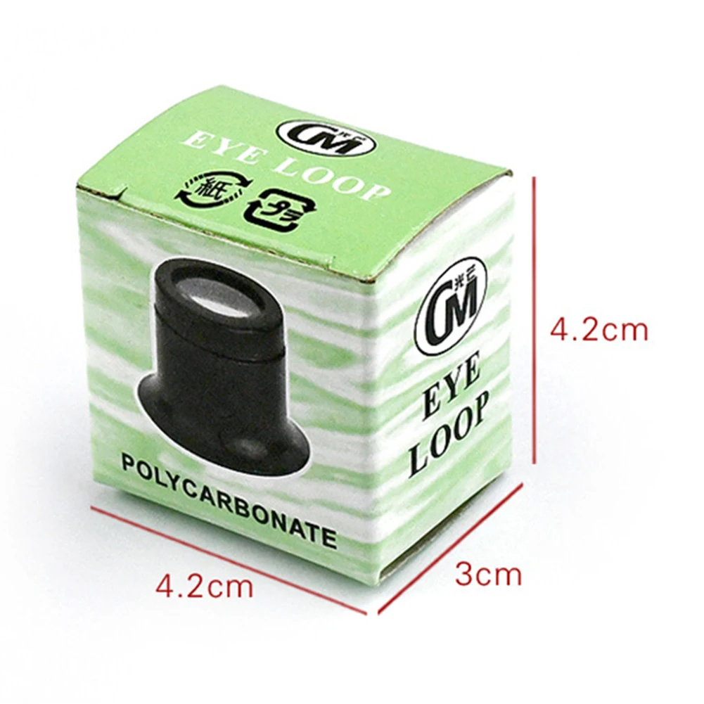 

3x/5x/15x Monocular Loupe Jewelry Optical Glass Portable HD Illuminated Loupe Lightweight Fit To Eyes for Reading Jewelers