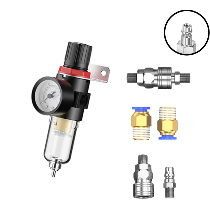 

Pneumatic Filter AFR-2000 Air Treatment Unit Pressure Regulator Compressor Reducing Valve Oil Water Separation Gauge AFR2000