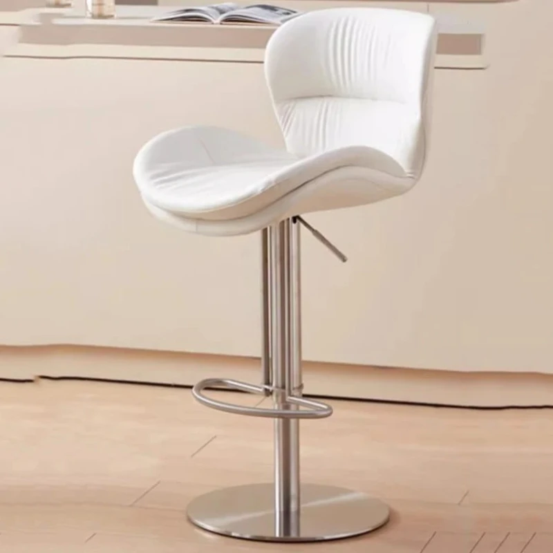 

Minimalistic Lounge Bar Chairs Modern Designer High White Nordic Bar Stools Swivel Comfortable Chaises Salle Manger Furniture