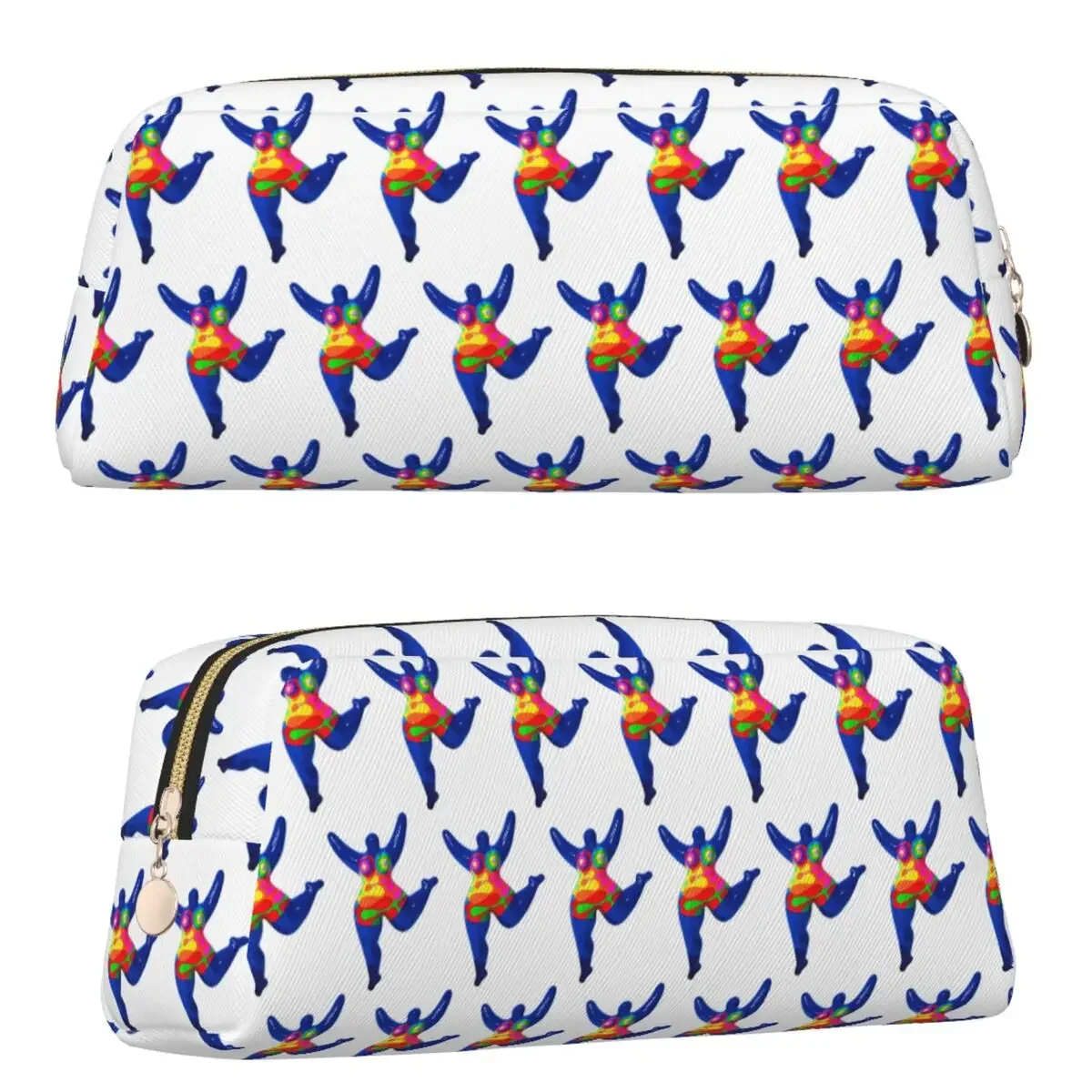 Blue Nana Biriney Tribute To Niki De Saint Phalle Pencil Case for Kids Gifts Large Storage Pen Box Pencil Bag Pen Holder