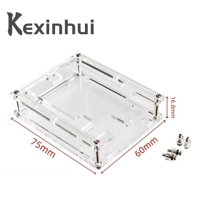 For Uno R3 Case Acrylic Transparent Acrylic Box Clear Cover Compatible for arduino UNO R3 Case