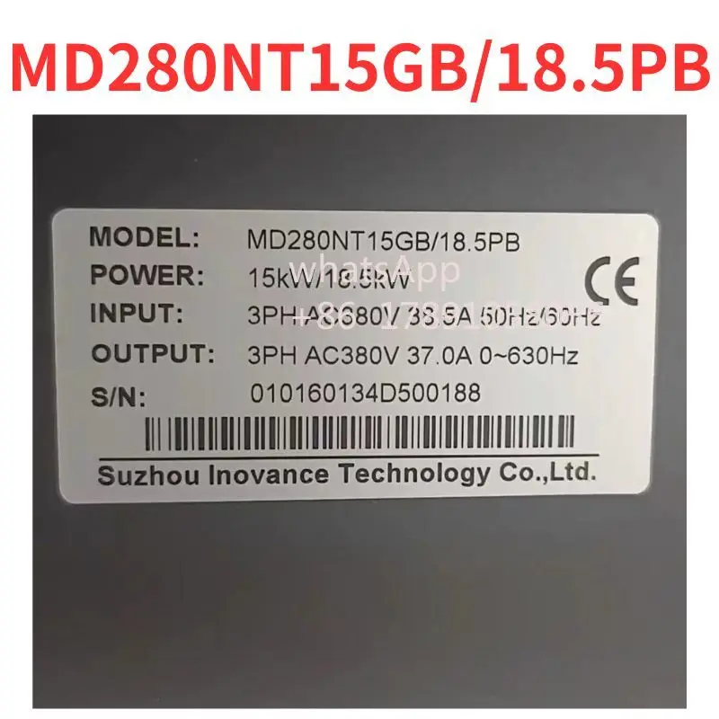 

90% new MD280NT15GB/18.5PB frequency converter tested OK