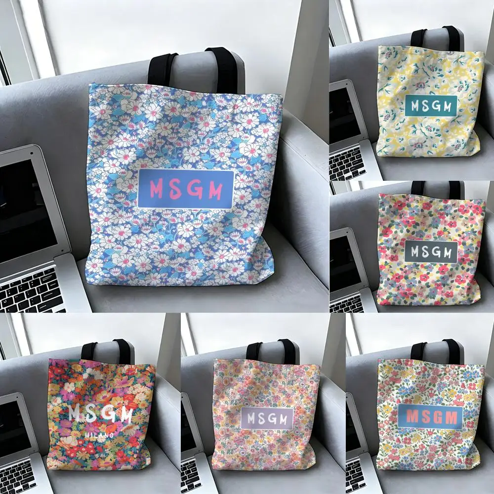 M-mSgM Fashion Brand Storage Bags Handbag Women Casual Underarm Top Handle Bag Lady Shopping Travel Bags