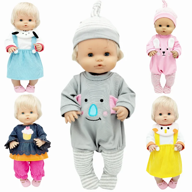 40 cm wiedergeborene Babypuppenkleidung 16 Zoll Nenuco Kleidung Strampler Puppenkleidung