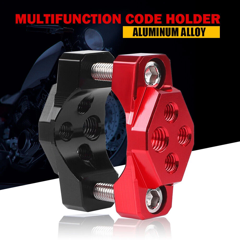 Motorcycle Headlight Spot Light Turn Signals Holder Mount Bracket Fork Clamp Red High Quality Bracket Hot Sale Parts