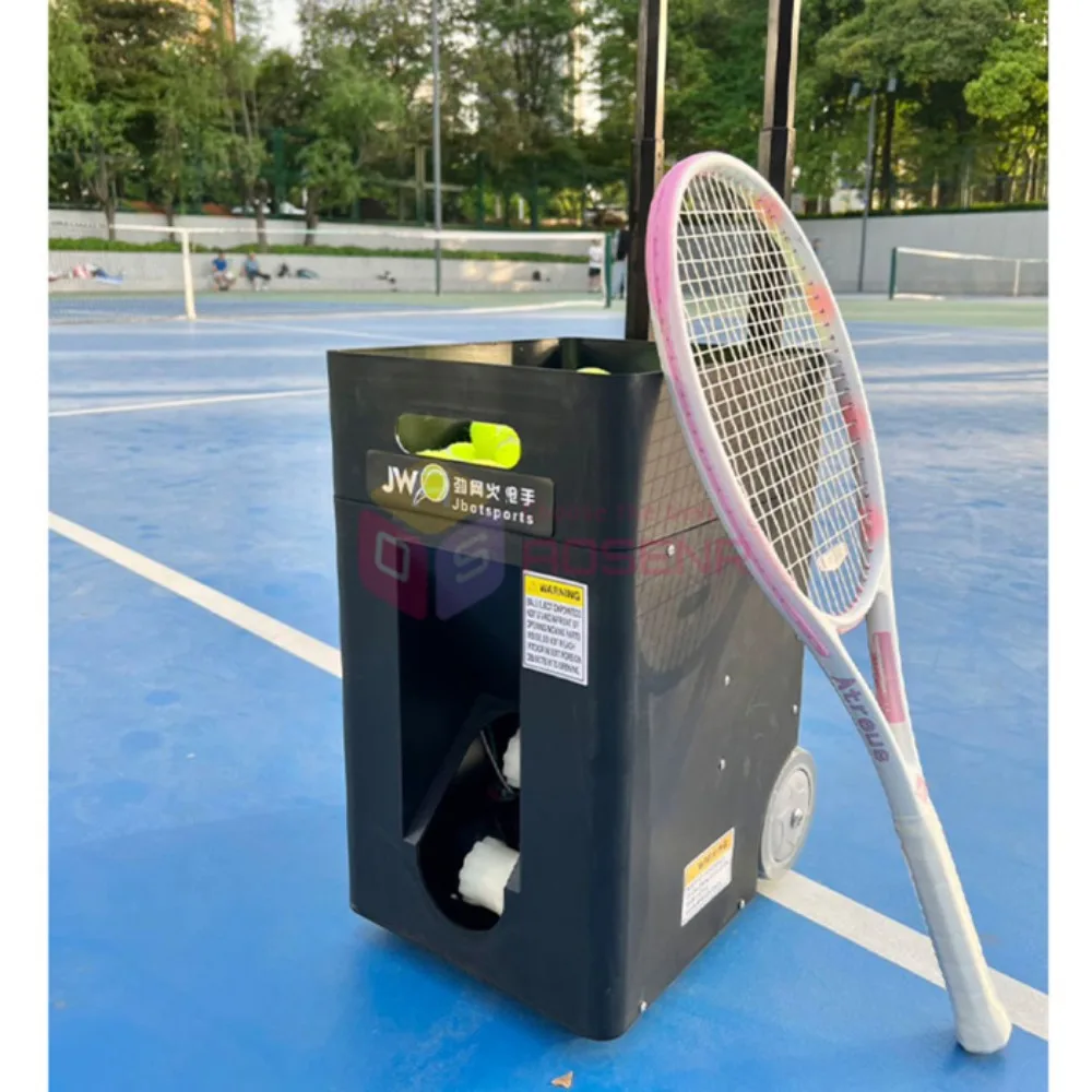 Tennis Padel Ball Machine JT02 Portable Tennis Intelligent Automatic Serve Throw Machine  Ball Launcher