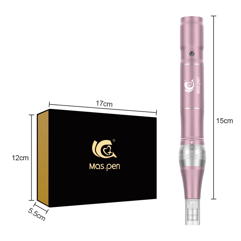 Professionelles Microneedling Wireless DermaPen ULTIMA L1 Authentisches Dermapen Kit mit 12-poligen 36-poligen Nadelkartuschen für die Gesichtshaut – Detail 4