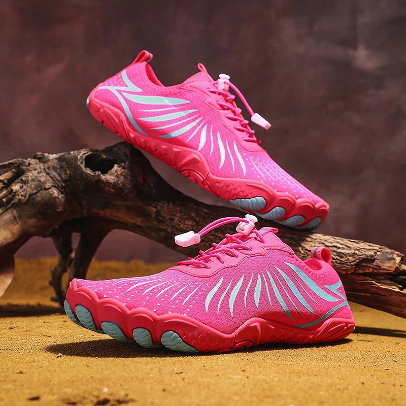 

YRZL босиком, мужская и женская обувь для воды, быстросохнущая обувь цвета морской волны для пляжного плавания, нескользящие речные тапочки, летние спортивные кроссовки