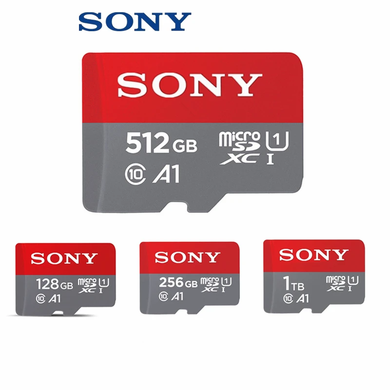 SONY Micro SD TF Card Mini 1TB Memory Card Class 128GB 256GB High Speed Cartao De Memoria Flash Memory TF Mecard C10 For Xiao Mi