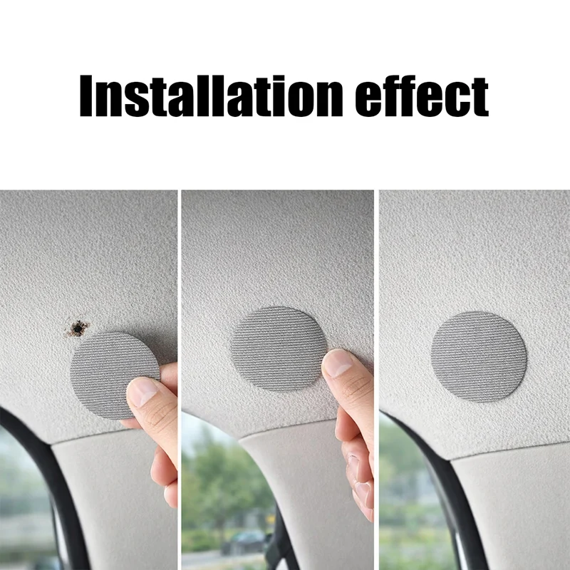 Car Roof Headliner Repair Stickers Self-adhesive Fabric Patches for Cigarette Burn Holes Stains Cover Interior Ceiling Repair image 4