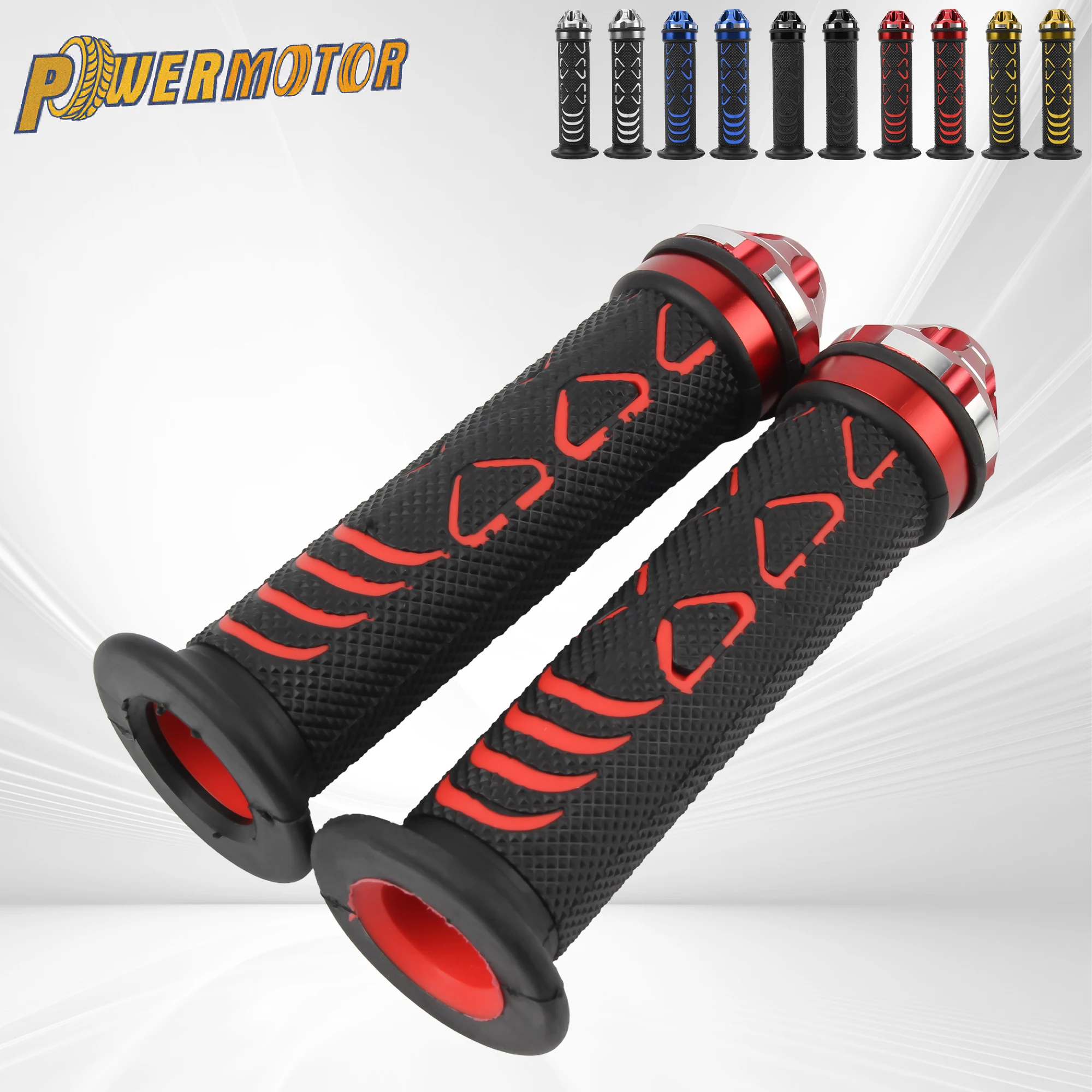 22MM 24MM Motorrad Anti Slip Griff Griffe Motorrad Lenker Griffe Für Honda Yamaha Kawasaki KTM Suzuki CFMOTO Zubehör