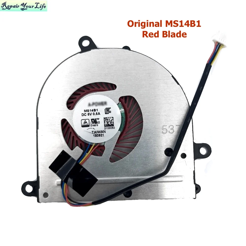 

Computer Fans CPU Cooling Fan For MSI PE42 PS42 MS-14B1 MS14B1 Modern 8RC 8RA 8RB 8M, MECHREVO S1 Cooler Radiator DC5V 0.5A