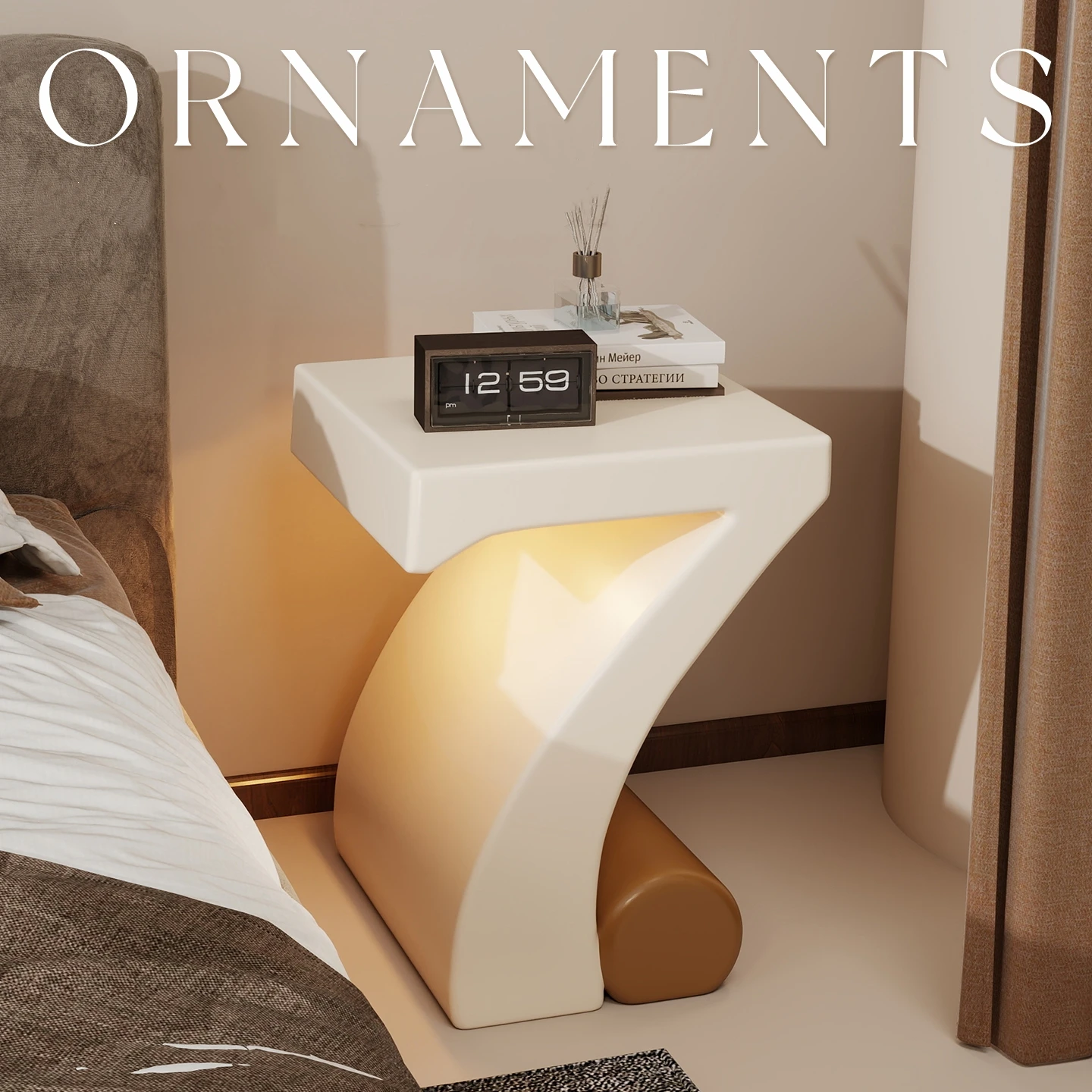 

Home Decor Coffee Table Creative Side Table Floor Decoration Living Room Tea Tables Bedside Table Storage Rack Housewarming Gift