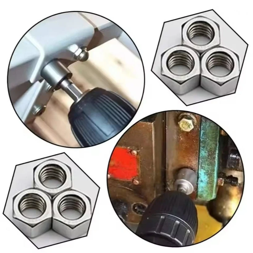 Zestaw 9 szt. kluczy nasadowych sześciokątnych wewnętrznych, uchwytów, wkrętaków, przedłużek nasadek, zestawu do nakrętek pneumatycznych, wiertarskich, akcesoriów narzędziowych