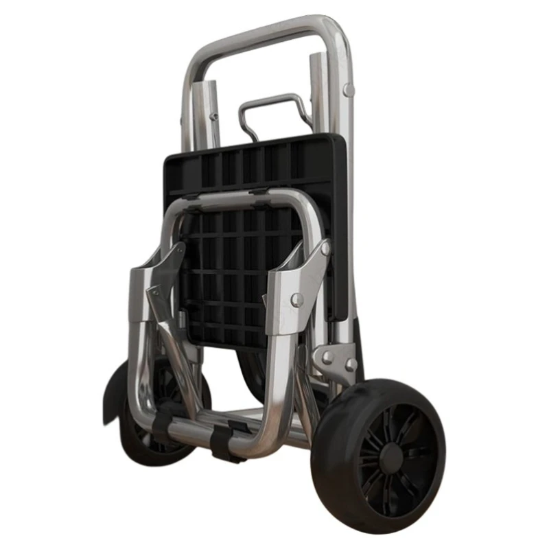 Shopping cart, small pull cart, climbing stairs, hand-pulled cart, folding household luggage, small trailer, portable purchase