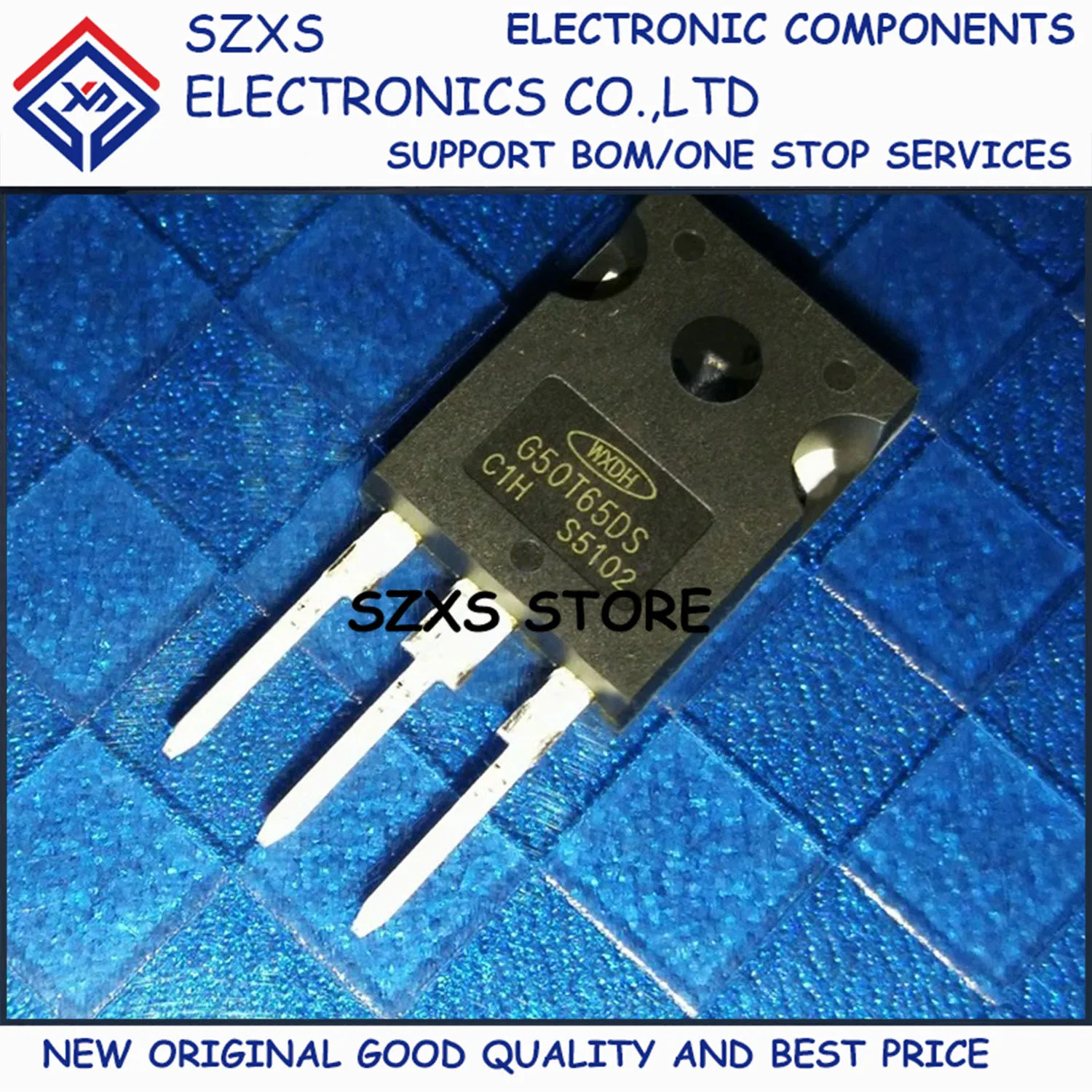 

New Original 10Pcs G50T65DS TO-247 50A 650V Powerful IGBT Transistor In Stock Electronic Components Good Quality
