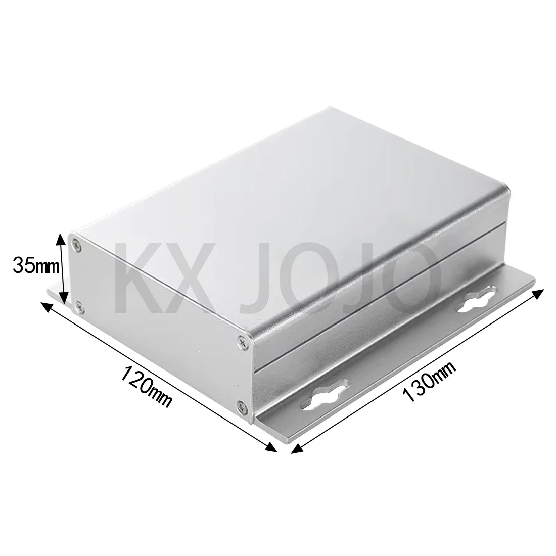 

Aluminum Enclosure 120*35*130mm Split Case with Ears Waterproof PCB DIY Instrument Electronic Project Protective Box Silver