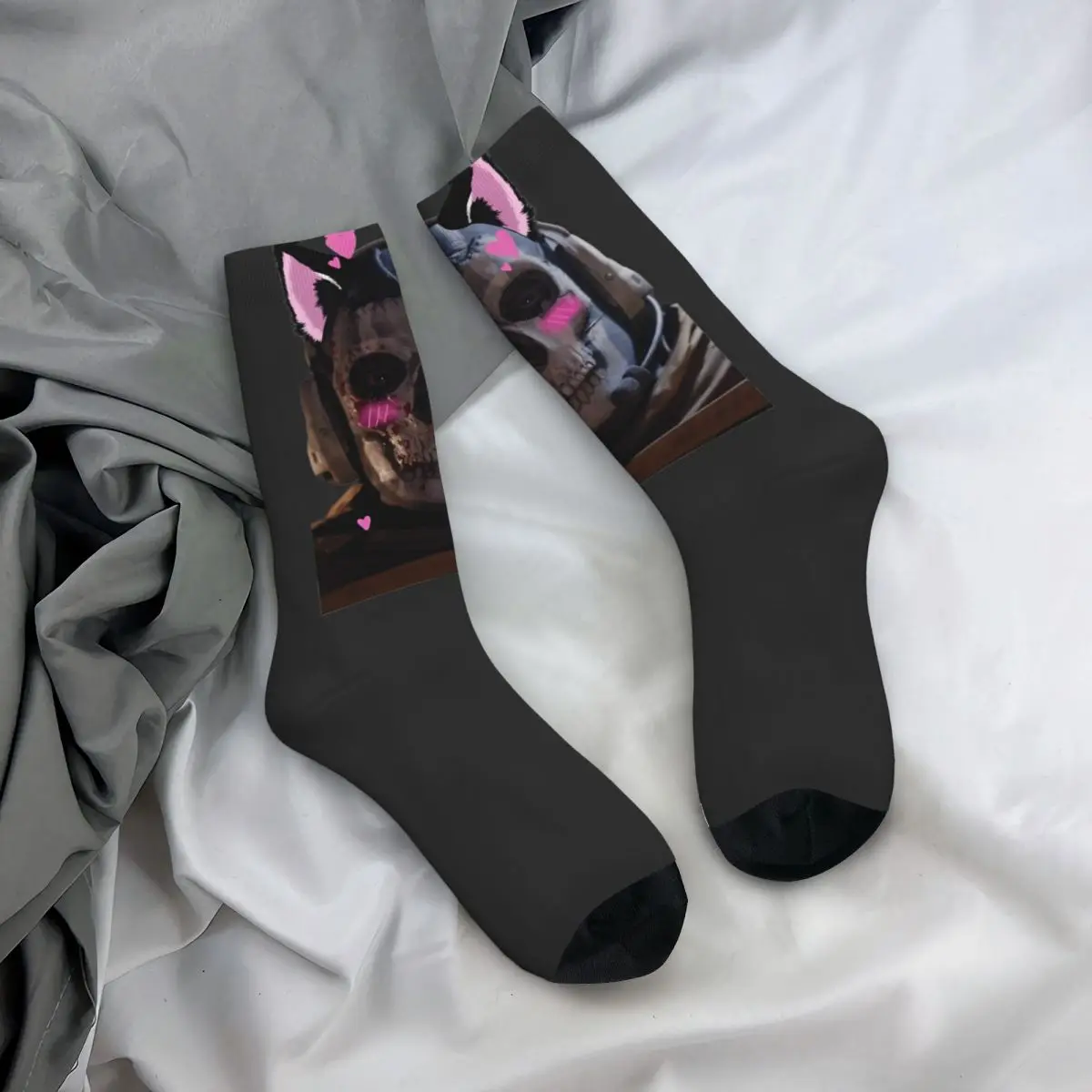 Simon Ghost Riley C-Call Of Dutys Socks Fashion Stockings Autumn AntiSkid Women Men Socks Breathable Design Outdoor Sports Socks