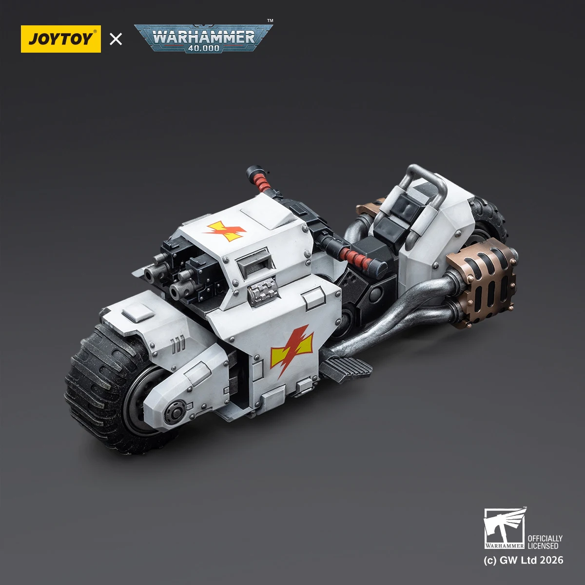 JOYTOY JT4836 1: 18 White Scars Raider-pattern Combat Bike view 4