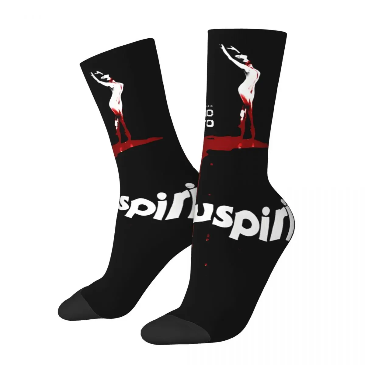 Hip Hop Vintage Suspiria Blood Pool Crazy Men's compression Socks Unisex Suspiria Street Style Pattern Printed Funny Novelty