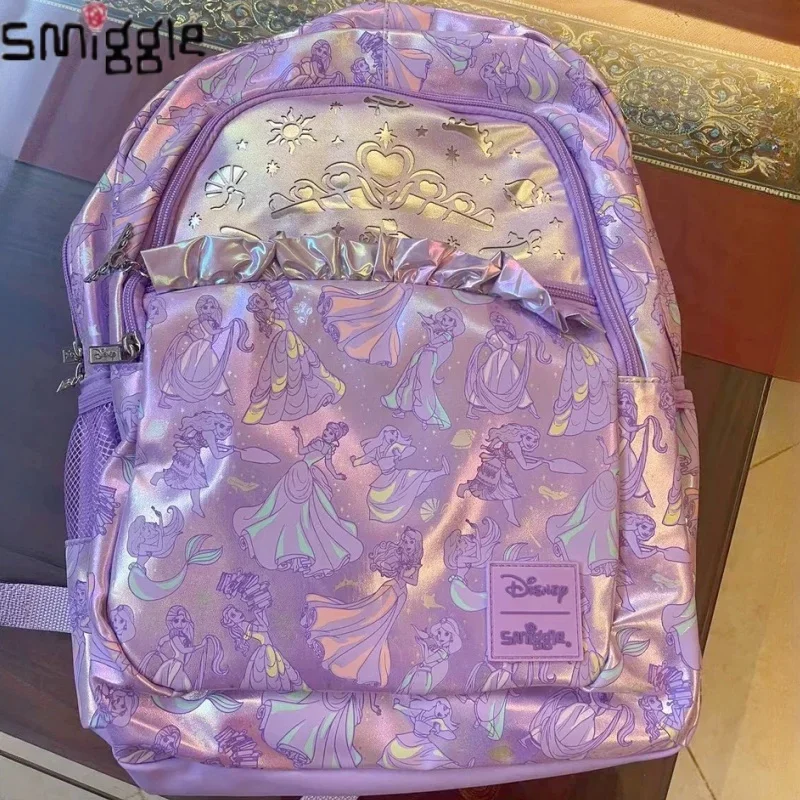 New Anime disney Australian Smiggle Crown Princess Children School Bag Stationery Pen Box Lunch Bag Backpack Student Study Gifts