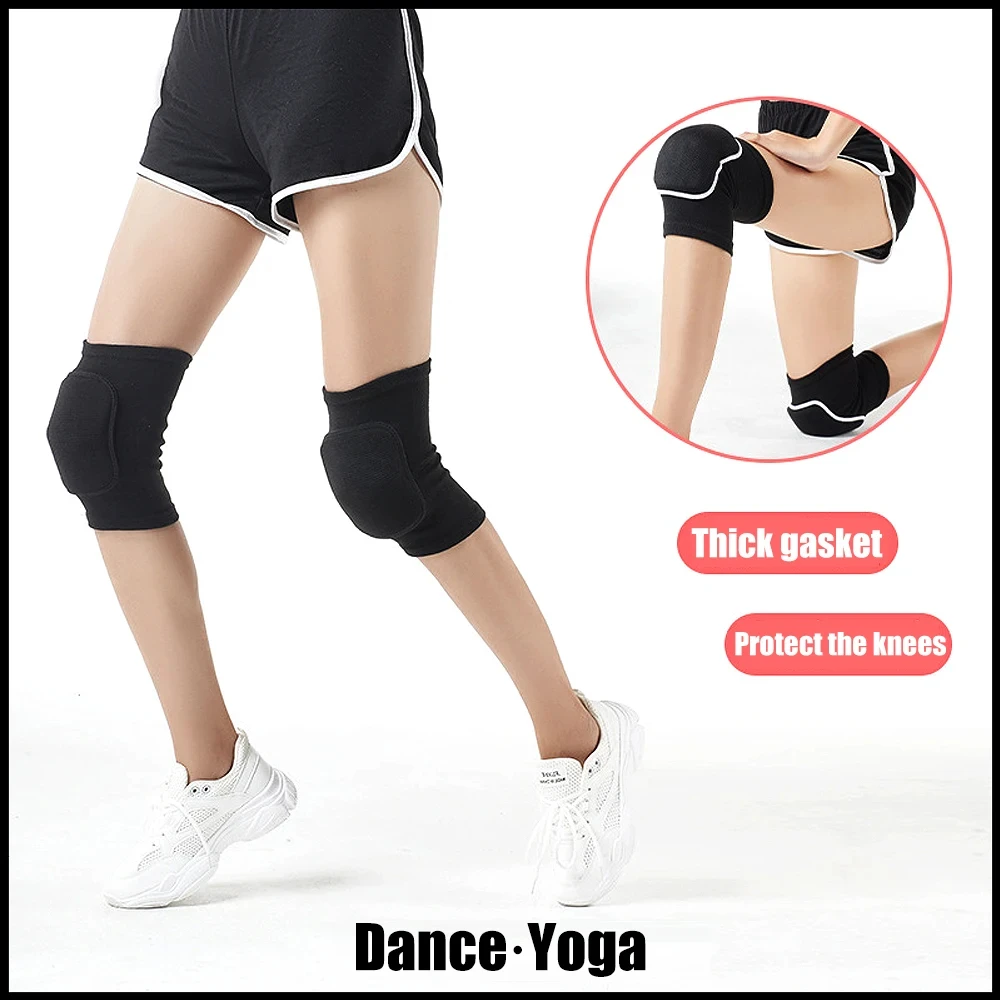1 Paar Sport-Knieschützer für Männer und Frauen, Sport-Kompressions-Kniebandage für Tanz, Yoga, Volleyball, Fußball, Laufen, Radfahren, Tennis – Detail 3
