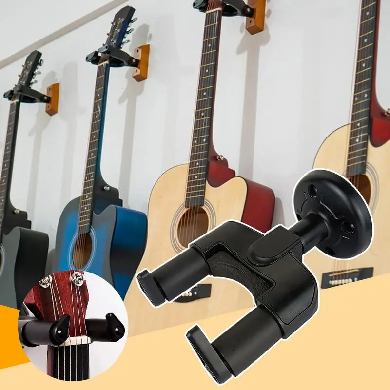 Wall Mount Guitar Hook Guitar Instrument Holder Wall Storage Hanger Fits All Size Guitars Instrument Protection Organization