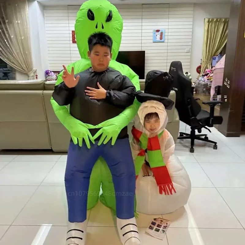 Halloween Inflatable Performance Costumes, Cosplay Alien Ghost Hugging People, Christmas and Thanksgiving Funny Puppet Costumes