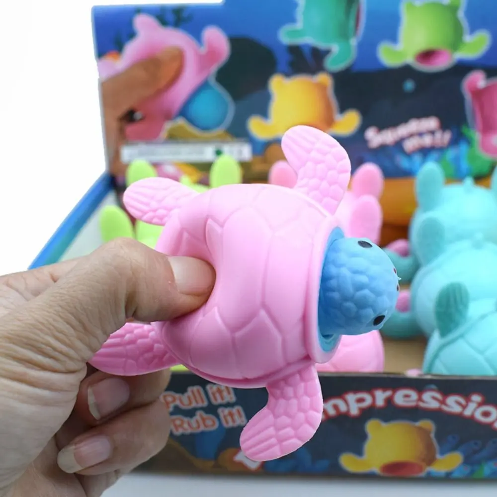 High Quality Funny Squeeze Turtle Toys Soft Durable Anti Stress Toys Wacky Gifts for Kids Adults