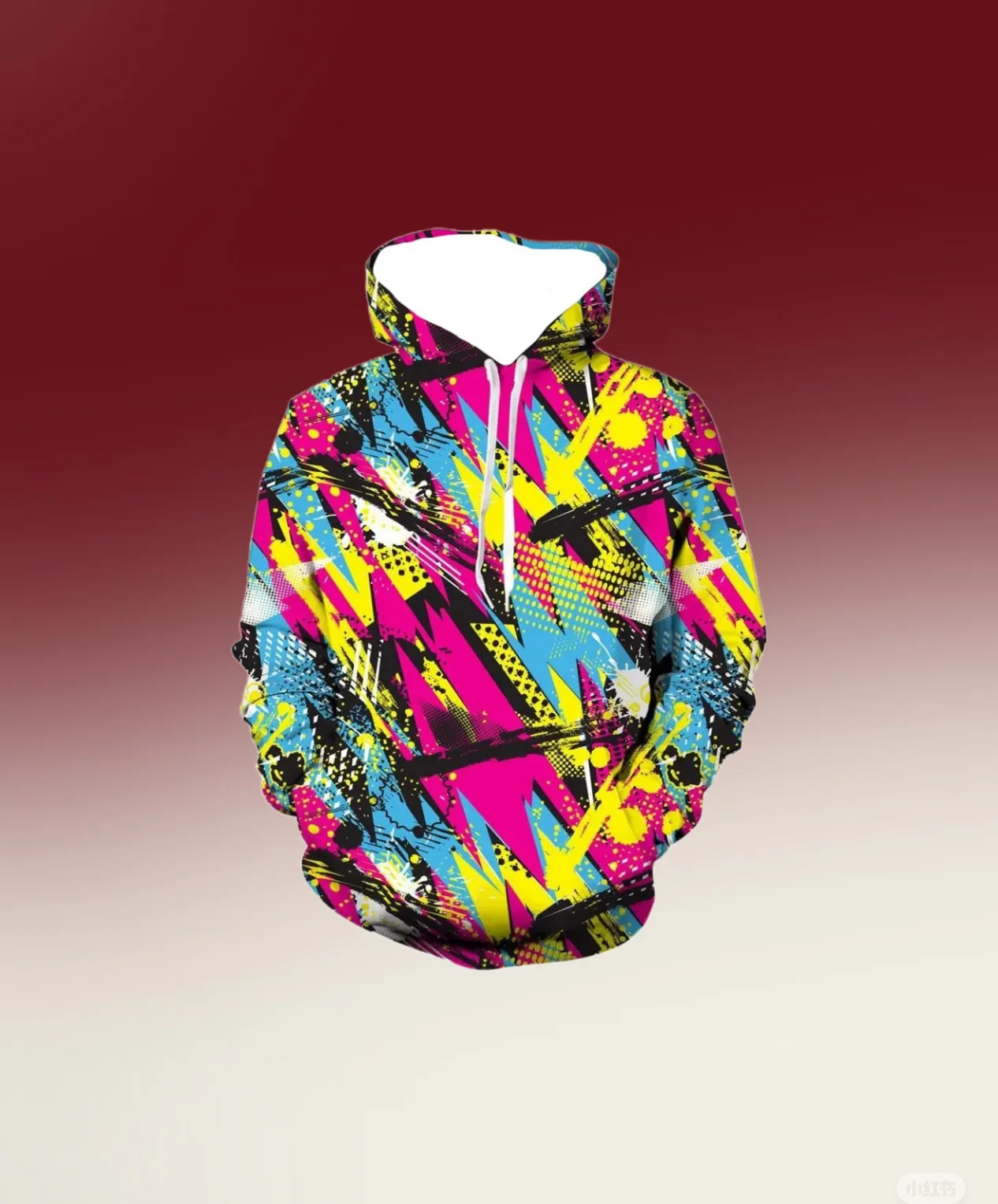 

New Printed Unisex Hoodies Novelty Print 3D Patternv Hooded Pullover Sweatshirt with Pocket Hoodie Streetwear Loose Comfortable