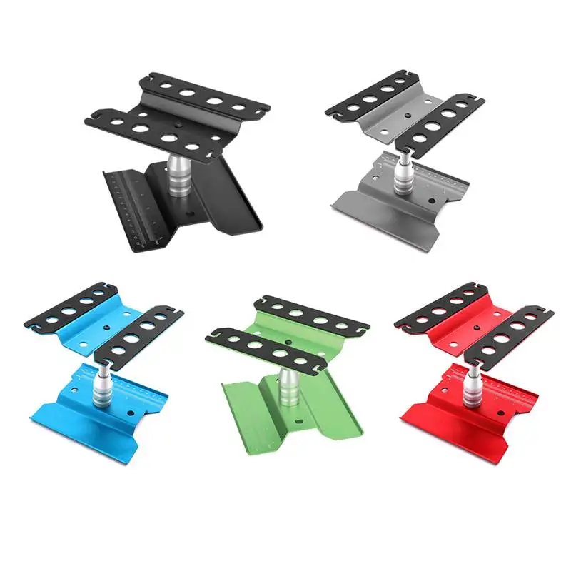 Metal RC Car Work Stand Repair Workstation 360 Degree Rotation Lift Or Lower For 1/8 1/10 1/12 Scale Cars Truck Buggy