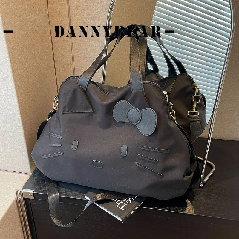 

Sanrio Hello Kitty Y2K shoulder bag cute folding large travel bag Sanliu casual handbag cartoon versatile handbag portable gift