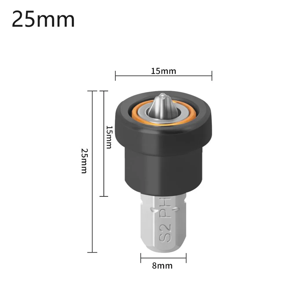 1PC Magnetic Positioning Screwdriver Bit Suit For Drywall Plasterboard 1/4 Inch Hex Shank Cross-Head Positioning Screwdriver