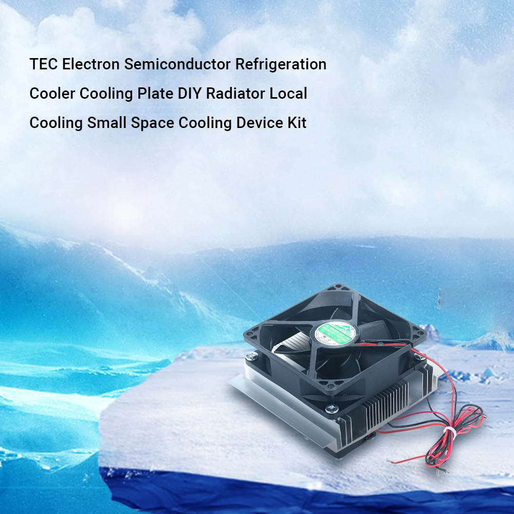TEC Electron Semiconductor Refrigeration Cooler Cooling Plate DIY Radiator Local Cooling Small Space Cooling Device Kit Cooler