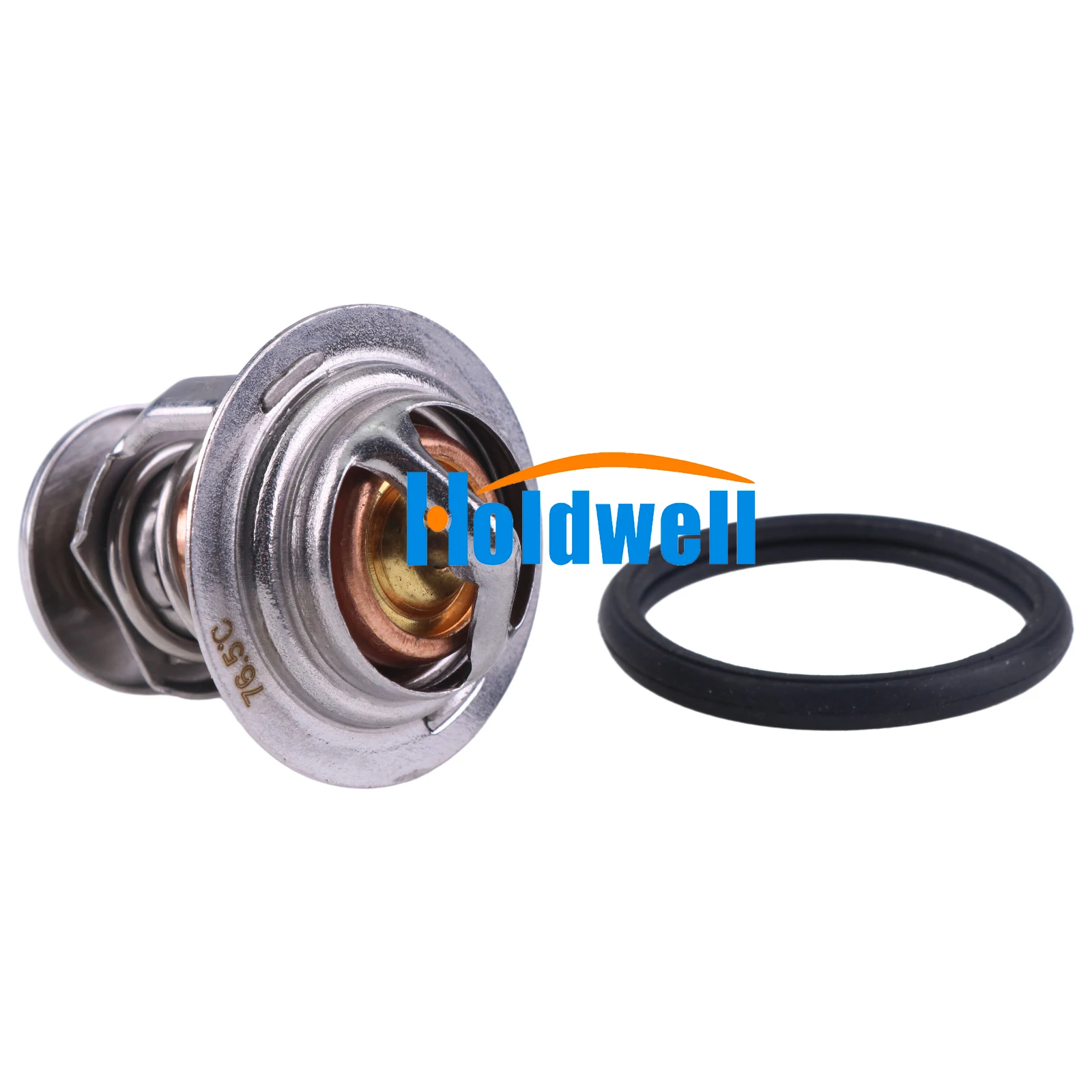 Holdwell 76.5℃ Thermostat 8971606540 for Hitachi EX27U EX27UNA EX30U EX35U EX35UNA EX50U EX58MU LX20-2 LX20-3 LX20SL-3