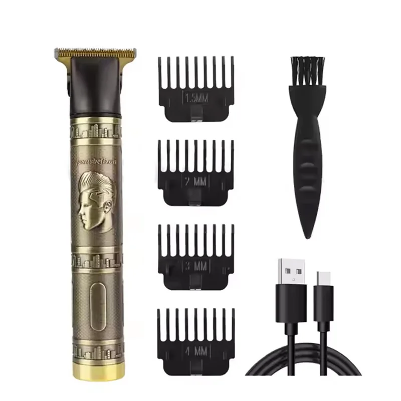 

Портативная беспроводная машинка для стрижки волос с USB-зарядкой, 3-в-1, для домашнего использования, мужская электрическая машинка для стрижки, средство для личного ухода