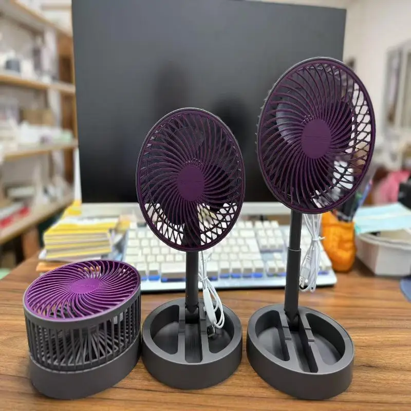 USB Direct Plug-in Small Fan Portable Cooling Fan Household Foldable Desktop Air Circulator For Indoor Outdoor Accessories Gift