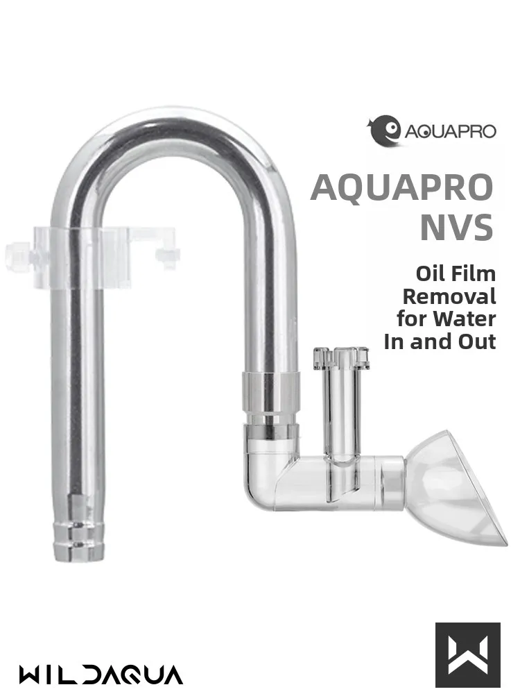 Stainless Steel Aquarium Water Filter Kit Oil Film Removal Valve Inlet Outlet Set Pet Fish Tank Cleaning Tool Aquapro Brand