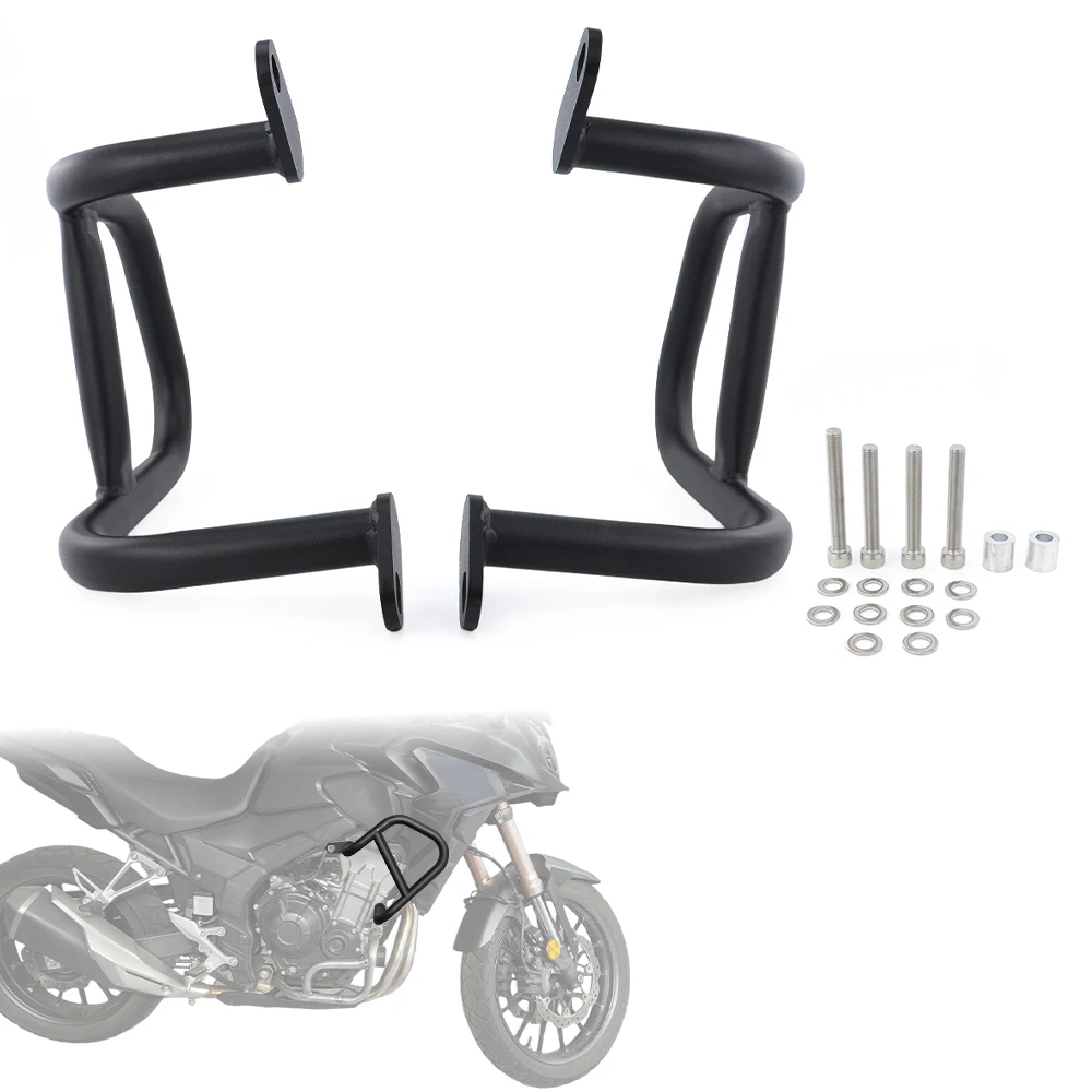 

Защитные дуги (краш-бары) для мотоциклов Honda CB500X 2017-2023, NX500 2024-2025, CB500F, CB400X 2019-2023